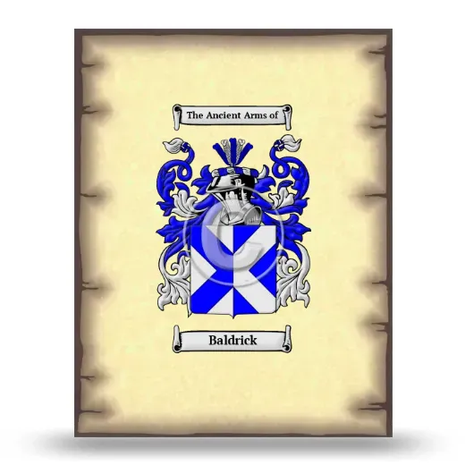 Baldrick Coat of Arms Print