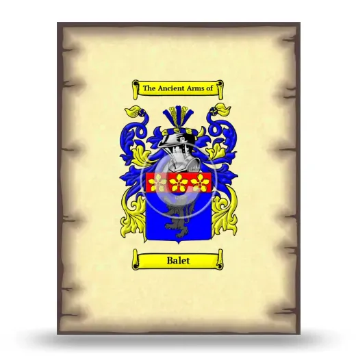 Balet Coat of Arms Print