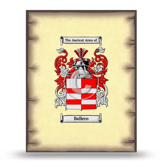 Ballero Coat of Arms Print