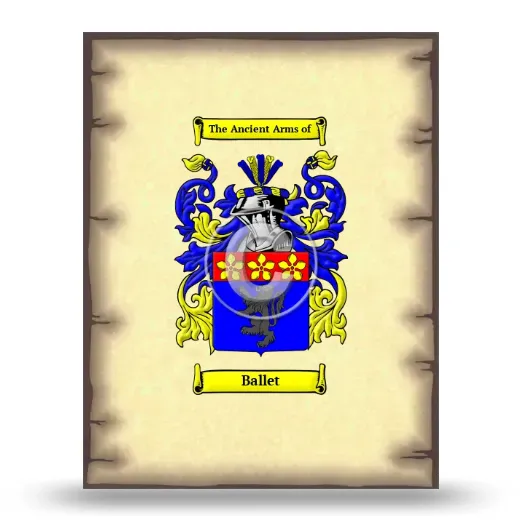Ballet Coat of Arms Print