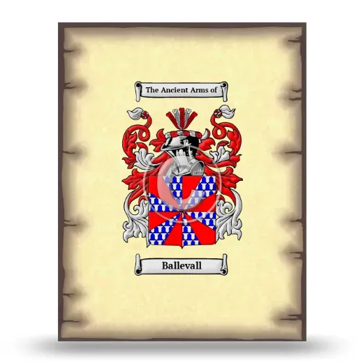 Ballevall Coat of Arms Print