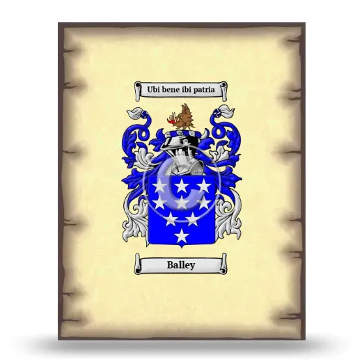 Balley Coat of Arms Print