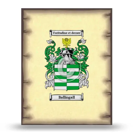 Ballingall Coat of Arms Print