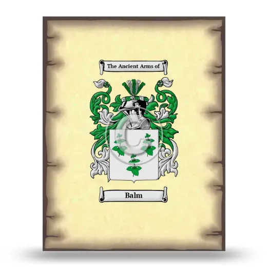 Balm Coat of Arms Print