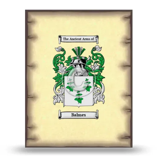 Balmes Coat of Arms Print