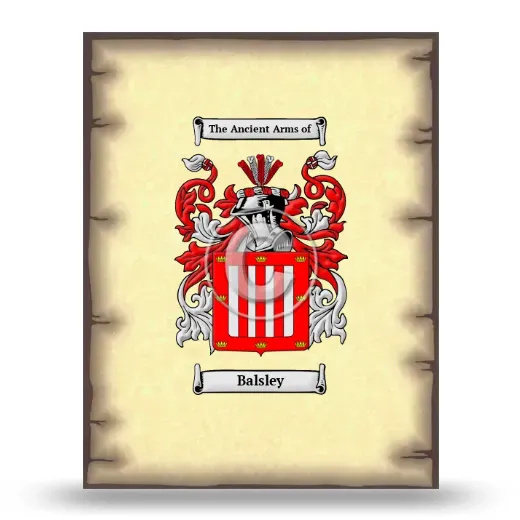 Balsley Coat of Arms Print