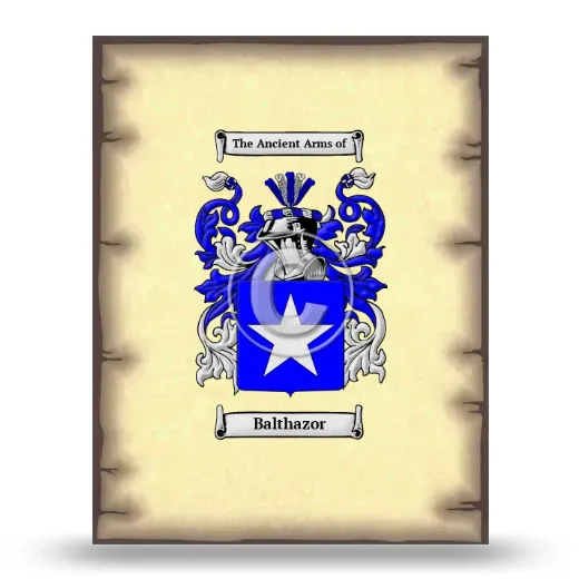 Balthazor Coat of Arms Print