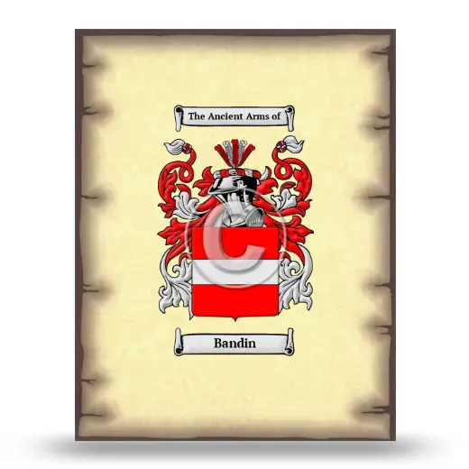 Bandin Coat of Arms Print