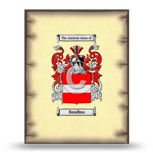 Bandino Coat of Arms Print