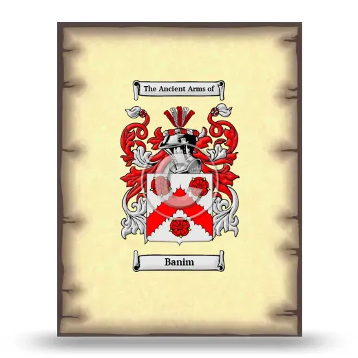 Banim Coat of Arms Print