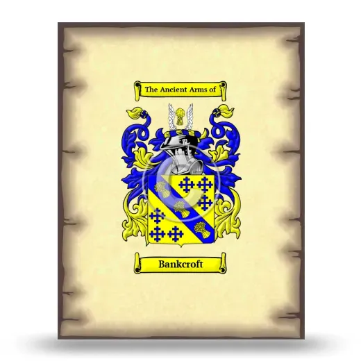Bankcroft Coat of Arms Print