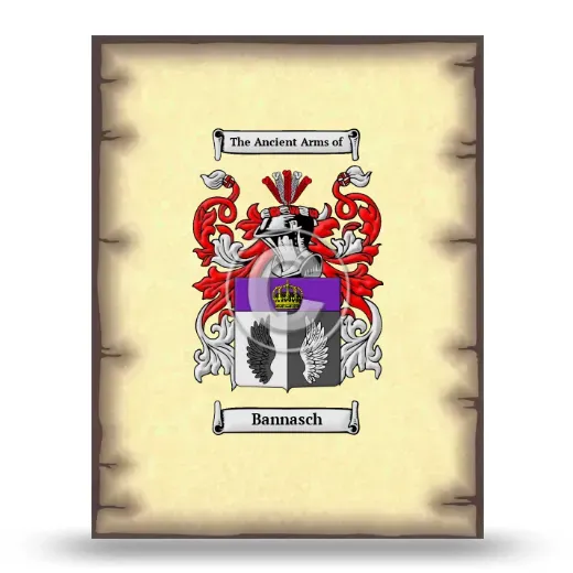 Bannasch Coat of Arms Print