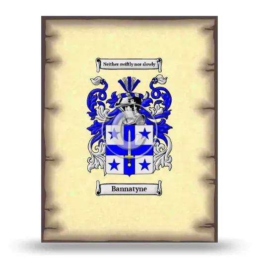Bannatyne Coat of Arms Print
