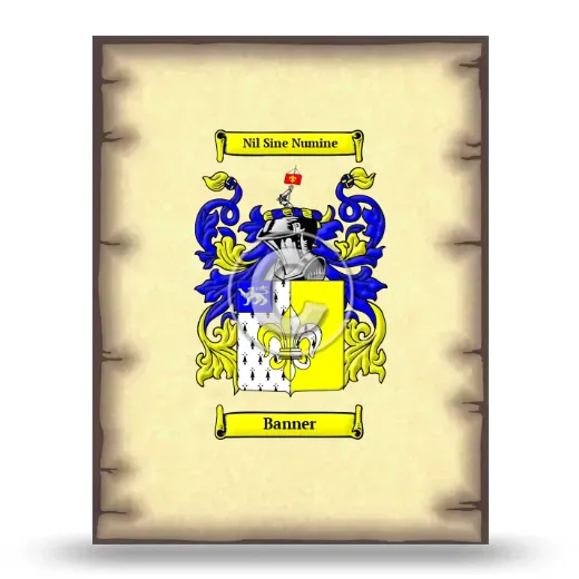 Banner Coat of Arms Print