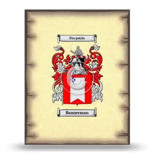 Bannerman Coat of Arms Print