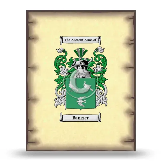 Bantzer Coat of Arms Print
