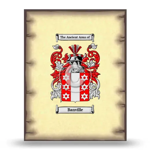 Banville Coat of Arms Print