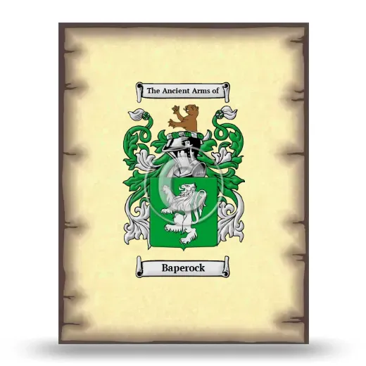 Baperock Coat of Arms Print
