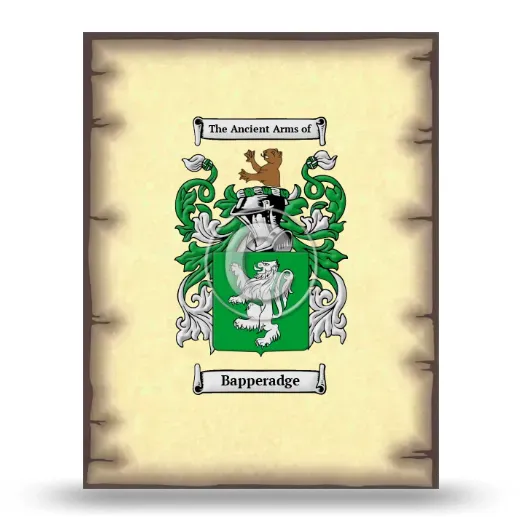 Bapperadge Coat of Arms Print