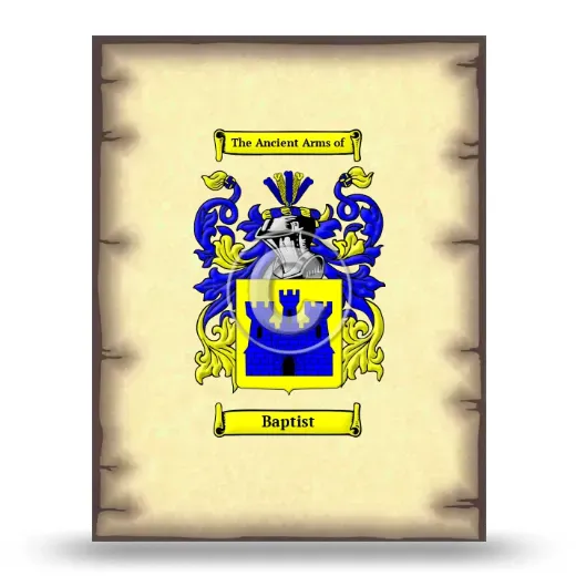 Baptist Coat of Arms Print