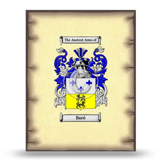 Baró Coat of Arms Print
