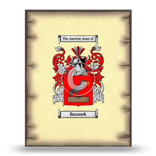 Baranek Coat of Arms Print