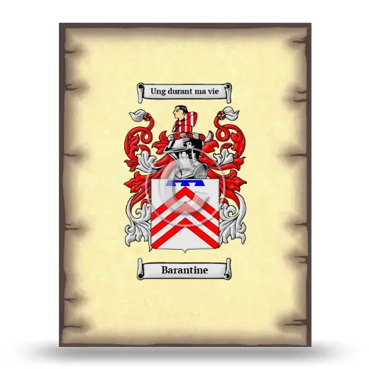 Barantine Coat of Arms Print