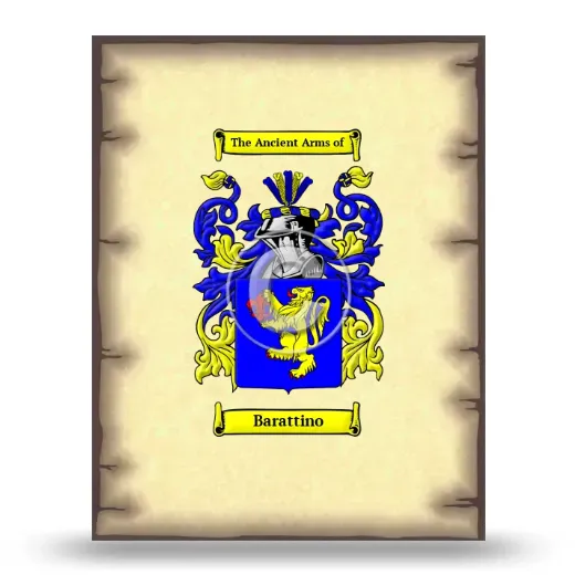 Barattino Coat of Arms Print