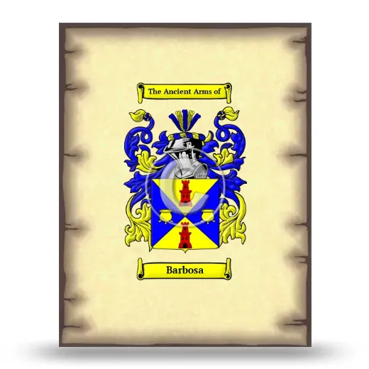 Barbosa Coat of Arms Print