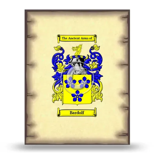 Bardolf Coat of Arms Print