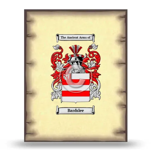 Bardslee Coat of Arms Print