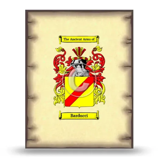 Barducci Coat of Arms Print