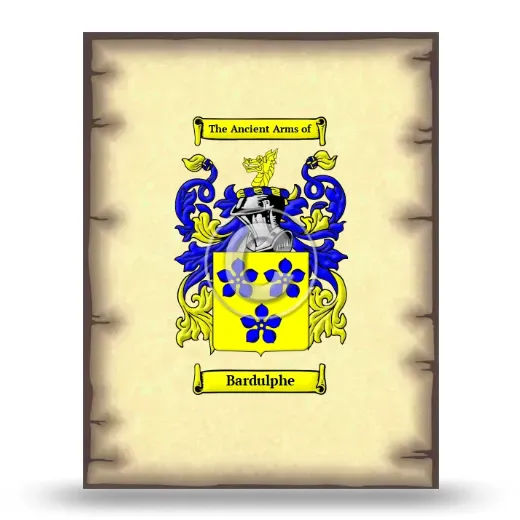 Bardulphe Coat of Arms Print