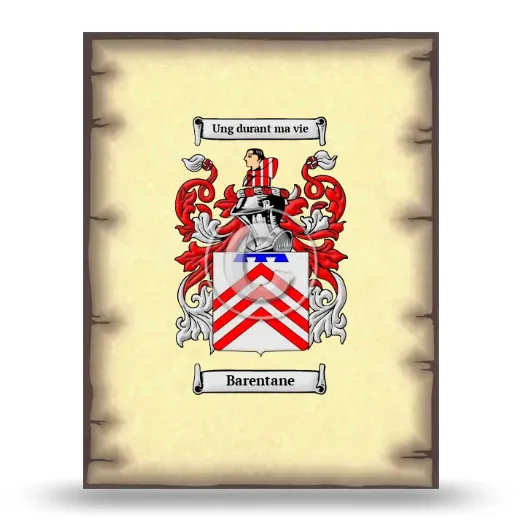 Barentane Coat of Arms Print