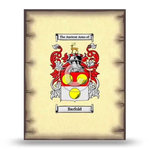 Barfold Coat of Arms Print