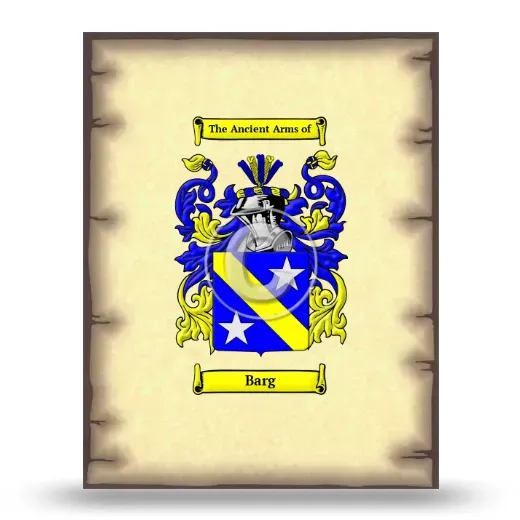 Barg Coat of Arms Print
