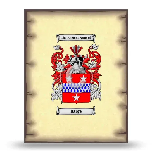 Barge Coat of Arms Print