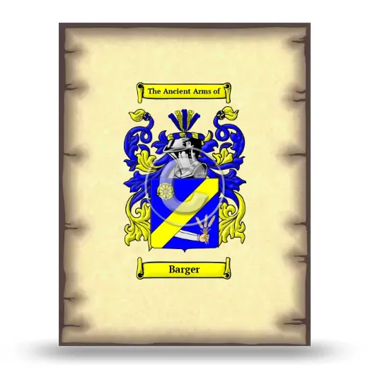 Barger Coat of Arms Print