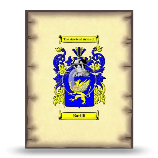 Barilli Coat of Arms Print