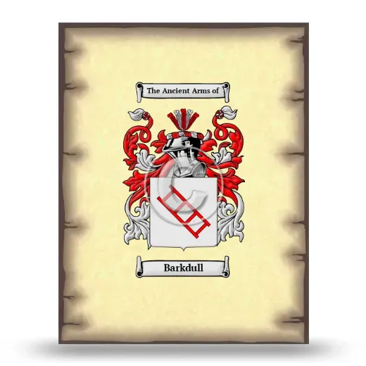 Barkdull Coat of Arms Print
