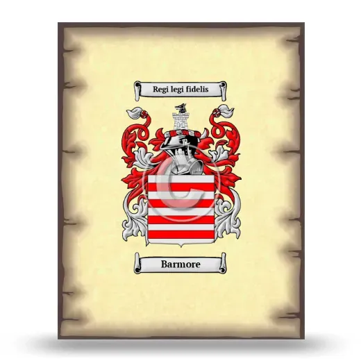 Barmore Coat of Arms Print