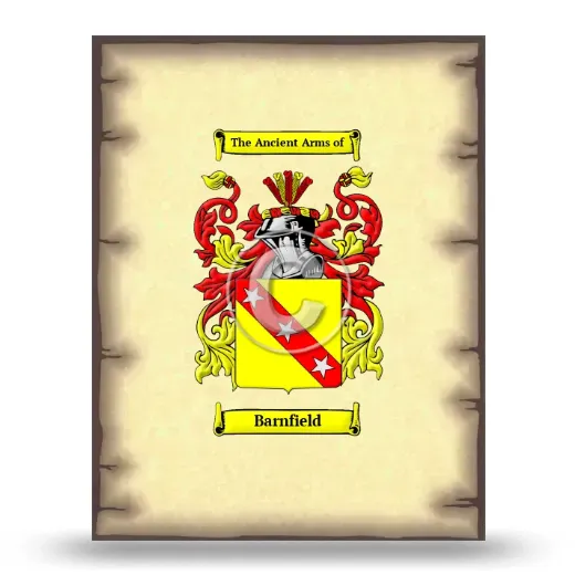 Barnfield Coat of Arms Print