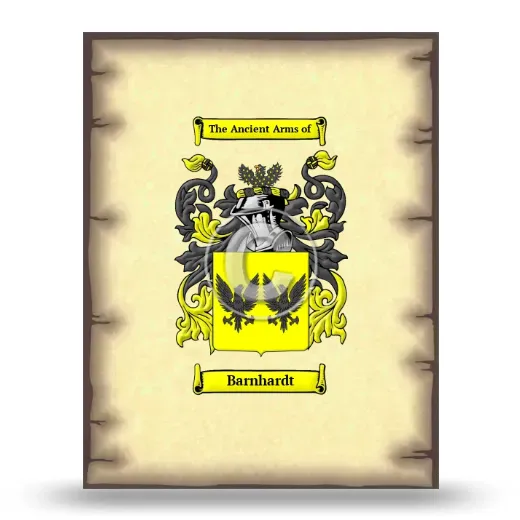 Barnhardt Coat of Arms Print