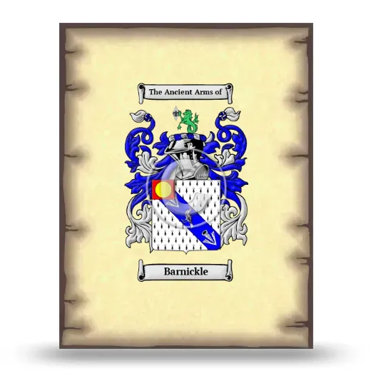 Barnickle Coat of Arms Print