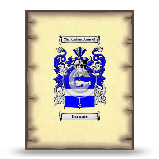 Barnnie Coat of Arms Print