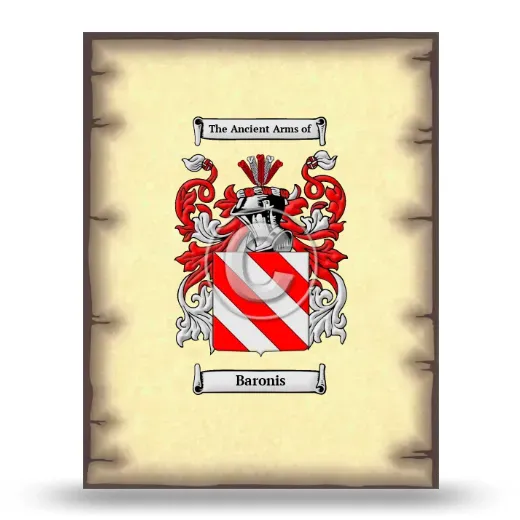 Baronis Coat of Arms Print
