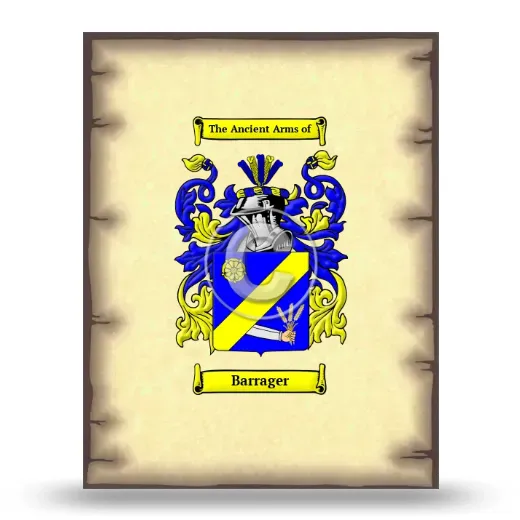 Barrager Coat of Arms Print