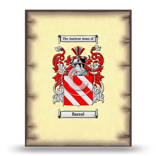 Barral Coat of Arms Print