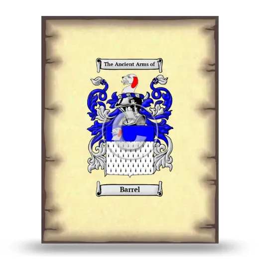Barrel Coat of Arms Print