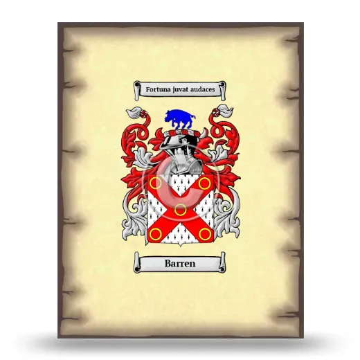 Barren Coat of Arms Print